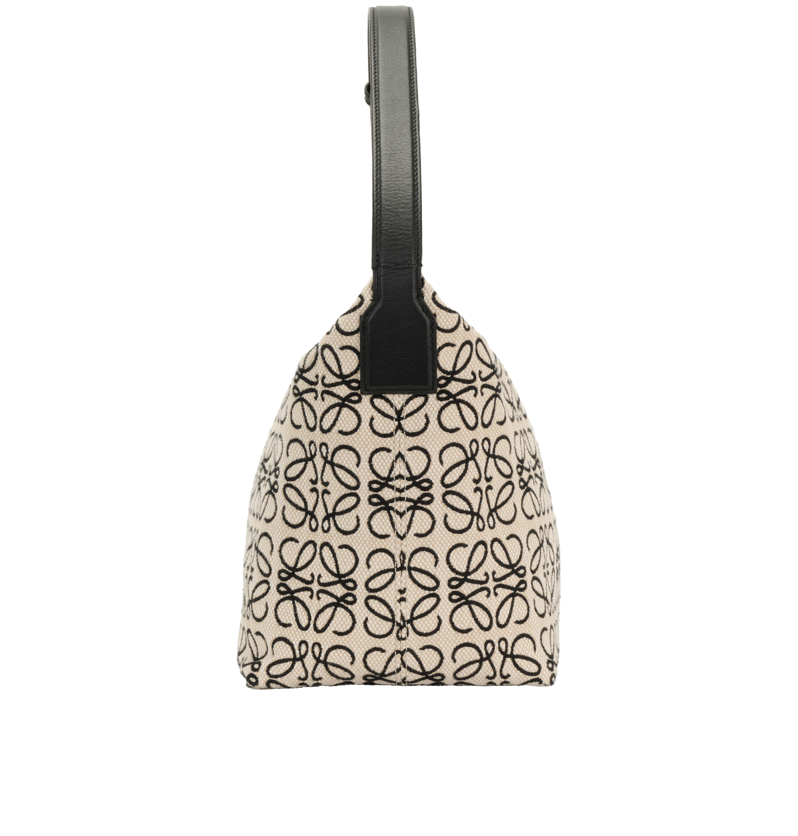 Medium Cubi, &pound;795, Handbags, Beige/Black, Canvas, Bottom view